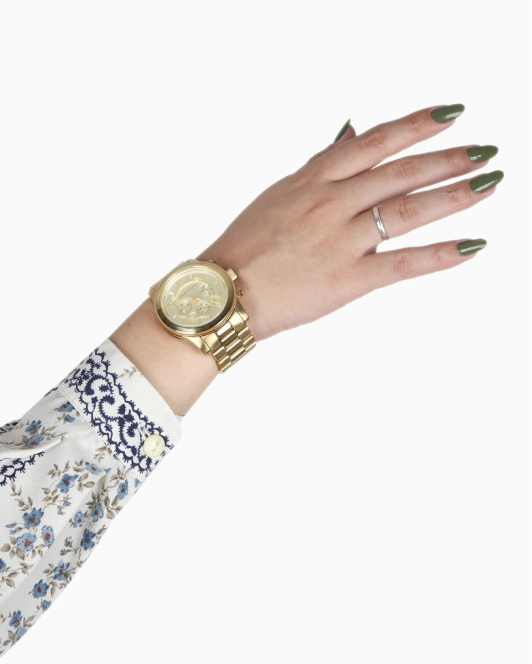 Michael Kors Runway Gold Dial Gold Steel Strap Watch for Men - MK8077 Buy Now By Michael Kors