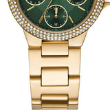 Michael Kors Camille Multifunction Green Dial Gold Steel Strap Watch For Women - MK6981 Buy Now By Michael Kors