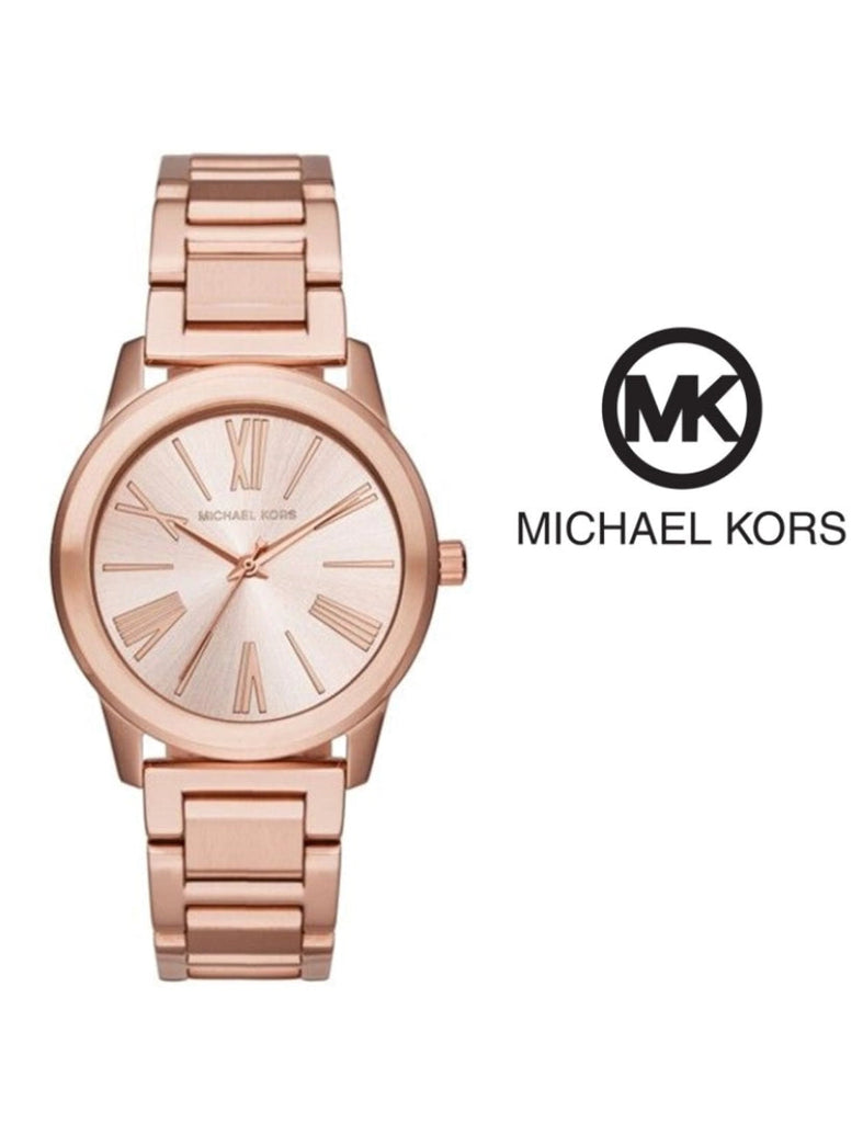 Michael Kors Hartman Rose Gold Dial Rose Gold Steel Strap Watch For Women - MK3491 Buy Now By Michael Kors