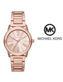 Michael Kors Hartman Rose Gold Dial Rose Gold Steel Strap Watch For Women - MK3491 Buy Now By Michael Kors