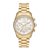 Michael Kors Lexington Mother of Pearl White Dial Gold Steel Strap Watch For Women - MK7241 Buy Now By Michael Kors