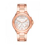 Michael Kors Camille Chronograph White Dial Rose Gold Steel Strap Watch For Women - MK7271 Buy Now By Michael Kors