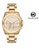 Michael Kors Brecken Chronograph Gold Dial Gold Steel Strap Watch For Women - MK6366 Buy Now By Michael Kors