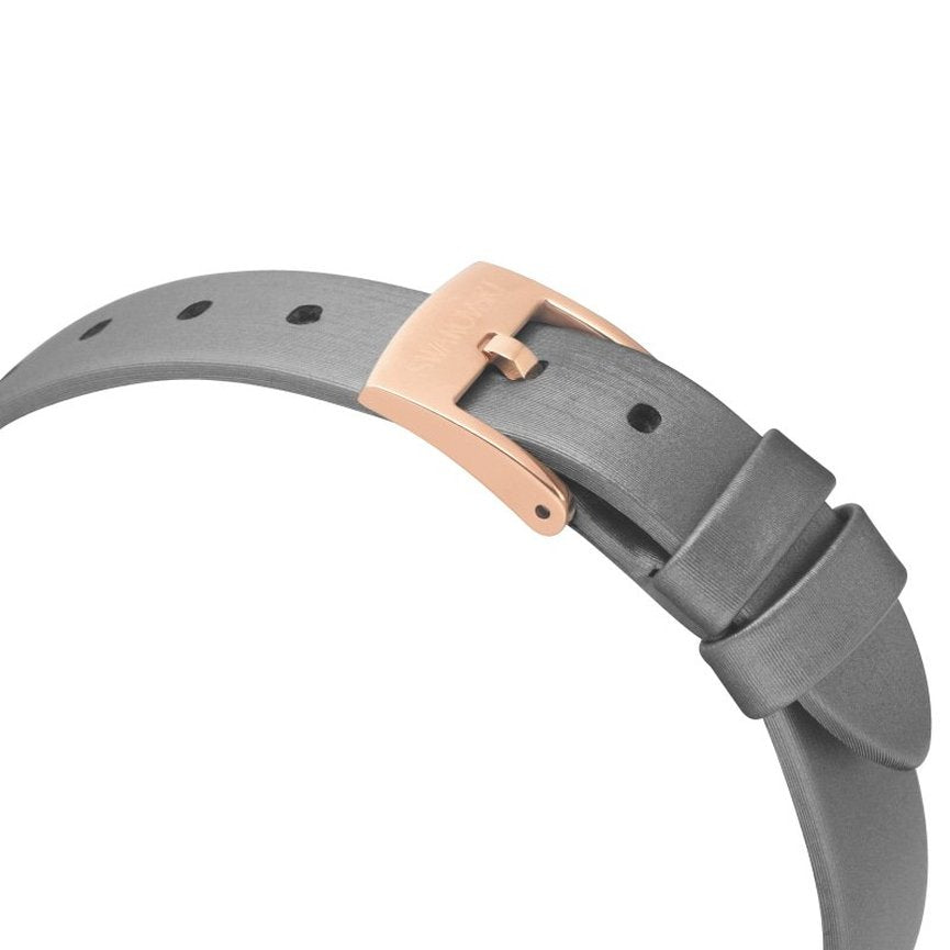 Swarovski Crystal Frost Grey Dial Grey Leather Strap Watch for Women - 5484067 Buy Now By Swarovski