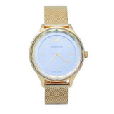 Swarovski Octea Nova Silver Dial Gold Mesh Bracelet Watch for Women - 5430417 Buy Now By Swarovski