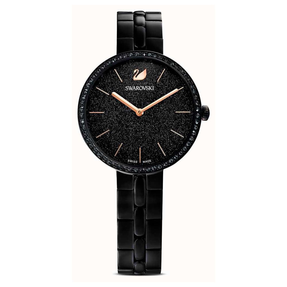 Swarovski Cosmopolitan PVD Black Dial Black Steel Strap Watch for Women - 5547646 Buy Now By Swarovski