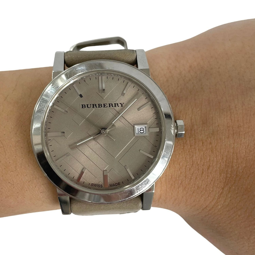 Burberry The City Beige Dial Tan Leather Strap Watch for Women - BU9021 Buy Now By Burberry