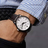 Mido Multifort Automatic Silver Dial Black Leather Strap Watch For Men - M005.430.16.031.80 Buy Now By Mido