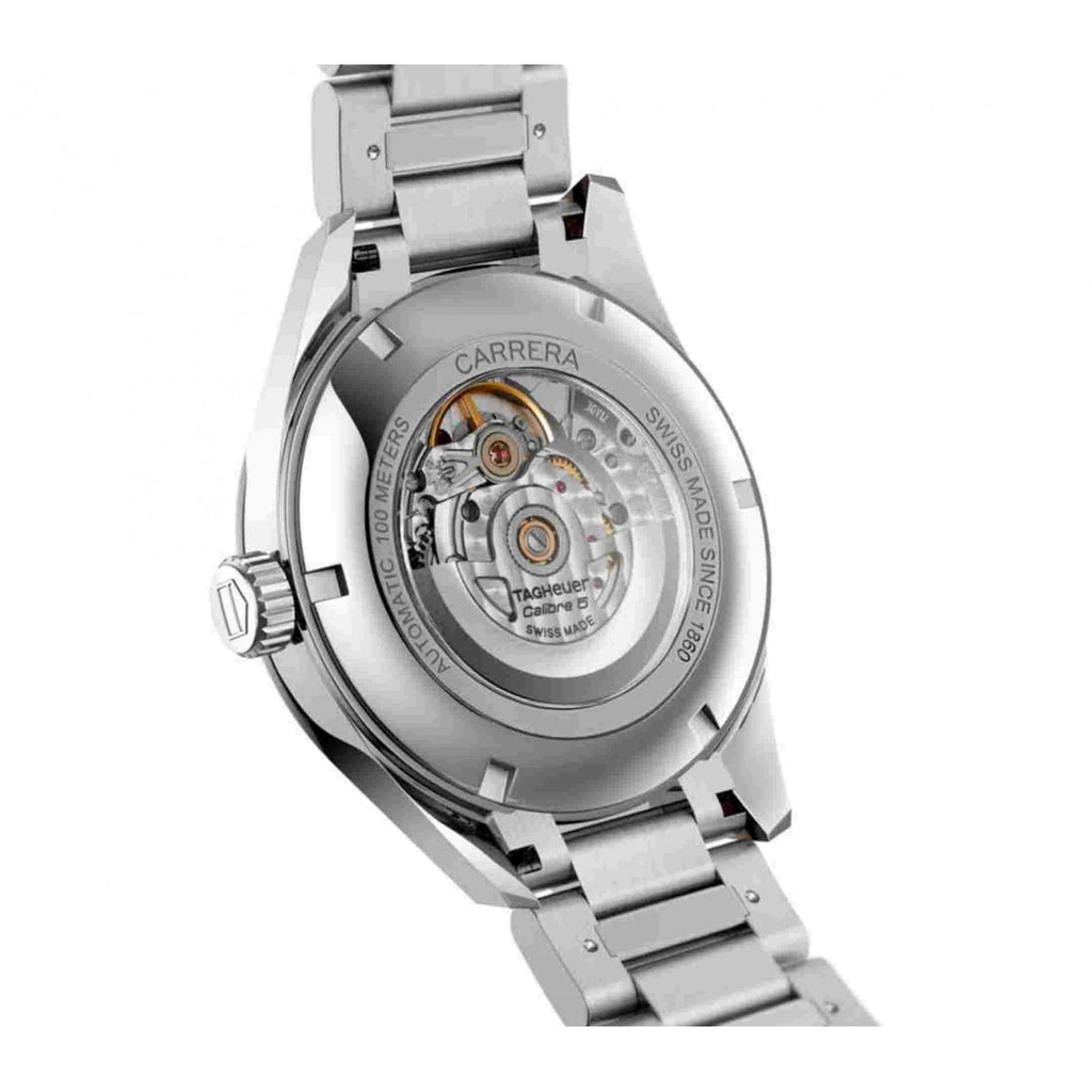 Tag Heuer Carrera Day Date Blue Dial Silver Steel Strap Watch for Women - WBN2012.BA0640 Buy Now By Tag Heuer