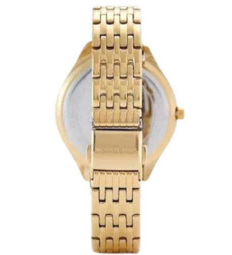 Michael Kors Mindy Three Hand White Dial Rose Gold Steel Strap Watch for Women - MK7078 Buy Now By Michael Kors