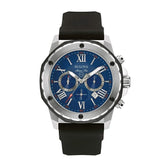 Bulova Marine Star Blue Dial Black Silicone Strap Watch for Men - 98B258 Buy Now By Bulova