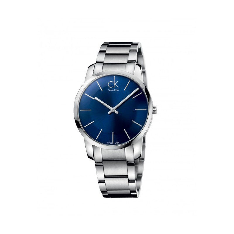 Calvin Klein City Blue Dial Silver Steel Strap Watch for Men - K2G2114N Buy Now By Calvin Klein