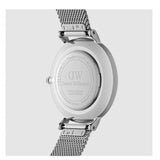 Daniel Wellington Petite Sterling Black Dial Silver Mesh Bracelet Watch For Women - DW00100304 Buy Now By Daniel Wellington