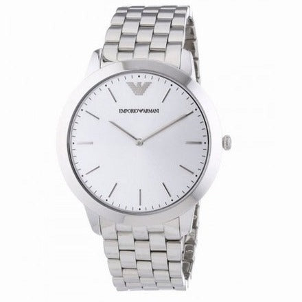 Emporio Armani Classic Quartz Silver Dial Silver Steel Strap Watch For Men - AR1745 Buy Now By Emporio Armani