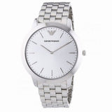 Emporio Armani Classic Quartz Silver Dial Silver Steel Strap Watch For Men - AR1745 Buy Now By Emporio Armani