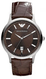 Emporio Armani Renato Classic Brown Dial Brown Leather Strap Watch For Men - AR2413 Buy Now By Emporio Armani