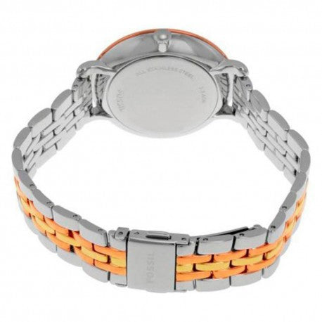 Fossil Jacqueline White Dial Two Tone Steel Strap Watch for Women - ES3844 Buy Now By Fossil