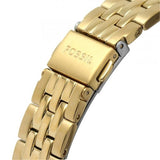 Fossil Neutra Chronograph Gold Dial Gold Steel Strap Watch for Women - ES5219 Buy Now By Fossil
