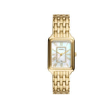 Fossil Raquel Three Hand Mother of Pearl Dial Gold Steel Strap Watch For Women - ES5304 Buy Now By Fossil