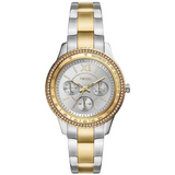 Fossil Stella Sport Multifunction Silver Dial Two Tone Steel Strap Watch for Women - ES5107 Buy Now By Fossil