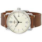 Fossil The Commuter White Dial Brown Leather Strap Watch for Men - FS5275 Buy Now By Fossil