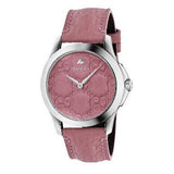 Gucci G Timeless Quartz Candy Pink Dial Pink Leather Strap Watch For Women - YA1264030 Buy Now By Gucci
