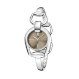Gucci Horsebit Collection Quartz Brown Dial Silver Steel Strap Watch For Women - YA139501 Buy Now By Gucci