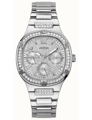 Guess Duchess Quartz Silver Dial Silver Steel Strap Watch For Women - GW0558L1 Buy Now By Guess