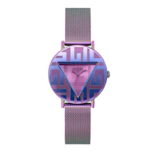Guess Iconic Quartz Multicolor Dial Multicolor Mesh Bracelet Watch For Women - GW0479L1 Buy Now By Guess