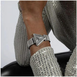 Guess Fame Quartz Crystals Silver Dial Silver Steel Strap Watch For Women - GW0644L1 Buy Now By Guess