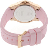 Guess Rose Gold Dial with Diamonds Pink Rubber Strap Watch For Women - W1053L3 Buy Now By Guess