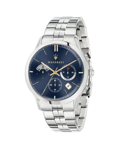 Maserati Ricordo Chronograph Blue Dial Silver Steel Strap Watch For Men - R8873633001 Buy Now By Maserati