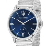 Maserati Epoca Blue Dial Silver Mesh Bracelet Watch For Men - R8853118006 Buy Now By Maserati