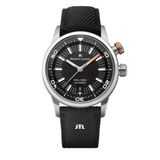 Maurice Lacroix Pontos S Diver Black Dial Orange Rubber Strap Watch For Men - PT6248-SS00L-330-J Buy Now By Maurice Lacroix