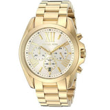Michael Kors Bradshaw Chronograph White Dial Gold Steel Strap Watch For Women - MK6266 Buy Now By Michael Kors