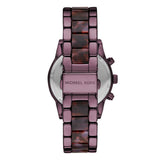 Michael Kors Ritz Chronograph Purple Dial Purple Steel Strap Watch For Women - MK6720 Buy Now By Michael Kors