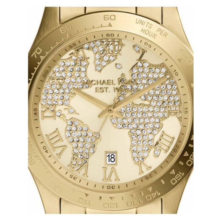 Michael Kors Layton Chronograph Gold Dial Gold Steel Strap Watch for Women - MK5959 Buy Now By Michael Kors
