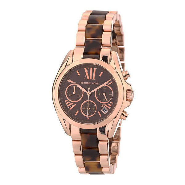 Michael Kors Bradshaw Chronograph Brown Dial Two Tone Steel Strap Watch For Women - MK5944 Buy Now By Michael Kors