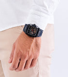 Guess Phoenix Chronograph Black Dial Black Rubber Strap Watch for Men - GW0499G1 Buy Now By Guess