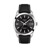 Tissot Gentleman Powermatic 80 Silicium Black Dial Black Leather Strap Watch For Men - T127.407.16.051.00 Buy Now By Tissot