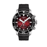 Tissot Seastar 1000 Chronograph Red Dial Black Rubber Strap Watch For Men - T120.417.17.421.00 Buy Now By Tissot