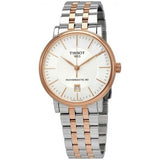 Tissot Carson Premium Powermatic 80 White Dial Two Tone Steel Strap Watch For Men - T122.407.22.031.01 Buy Now By Tissot