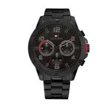 Tommy Hilfiger Blaze Chronograph Black Dial Black Steel Strap Watch For Men - 1792030 Buy Now By Tommy Hilfiger
