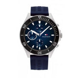 Tommy Hilfiger Larson Chronograph Blue Dial Blue Rubber Strap Watch For Men - 1791920 Buy Now By Tommy Hilfiger