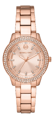 Michael Kors Tibby Pave Rose Gold Dial Rose Gold Steel Strap Watch for Women - MK1058 Buy Now By Michael Kors