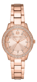 Michael Kors Tibby Pave Rose Gold Dial Rose Gold Steel Strap Watch for Women - MK1058 Buy Now By Michael Kors