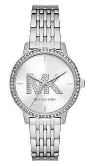 Michael Kors Melissa Quartz Silver Dial Silver Steel Strap Watch for Women - MK1055 Buy Now By Michael Kors
