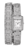 Michael Kors Emery Pave Double Wrap Crystals White Dial Silver Steel Strap Watch for Women - MK4836 Buy Now By Michael Kors