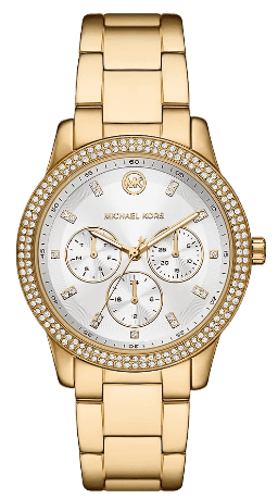 Michael Kors Tibby Multifunction White Dial Gold Steel Strap Watch for Women - MK6969 Buy Now By Michael Kors