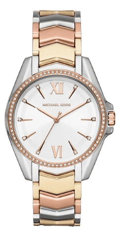 Michael Kors Whitney Quartz White Dial Two Tone Steel Strap Watch For Women - MK6686 Buy Now By Michael Kors